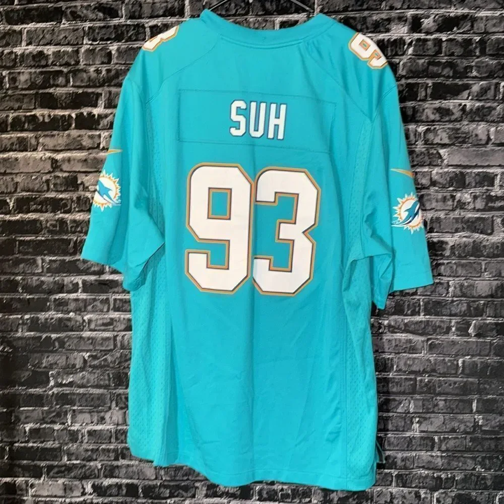 Nike On Field Miami Dolphins Ndamuong Suh Jersey XL